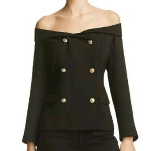 Bardot Off-the-shoulder Blazer